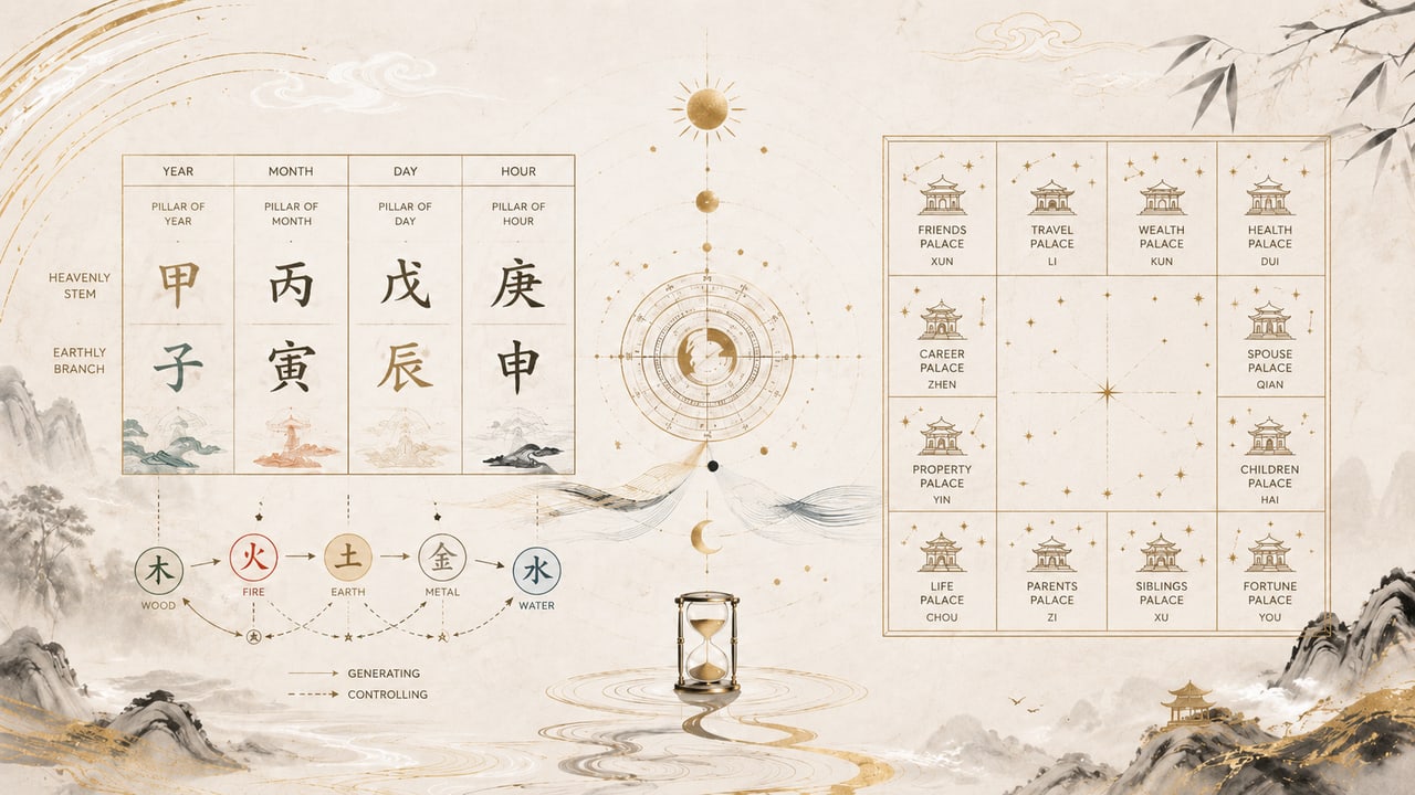 BaZi vs. Zi Wei Dou Shu: What Is the Difference?