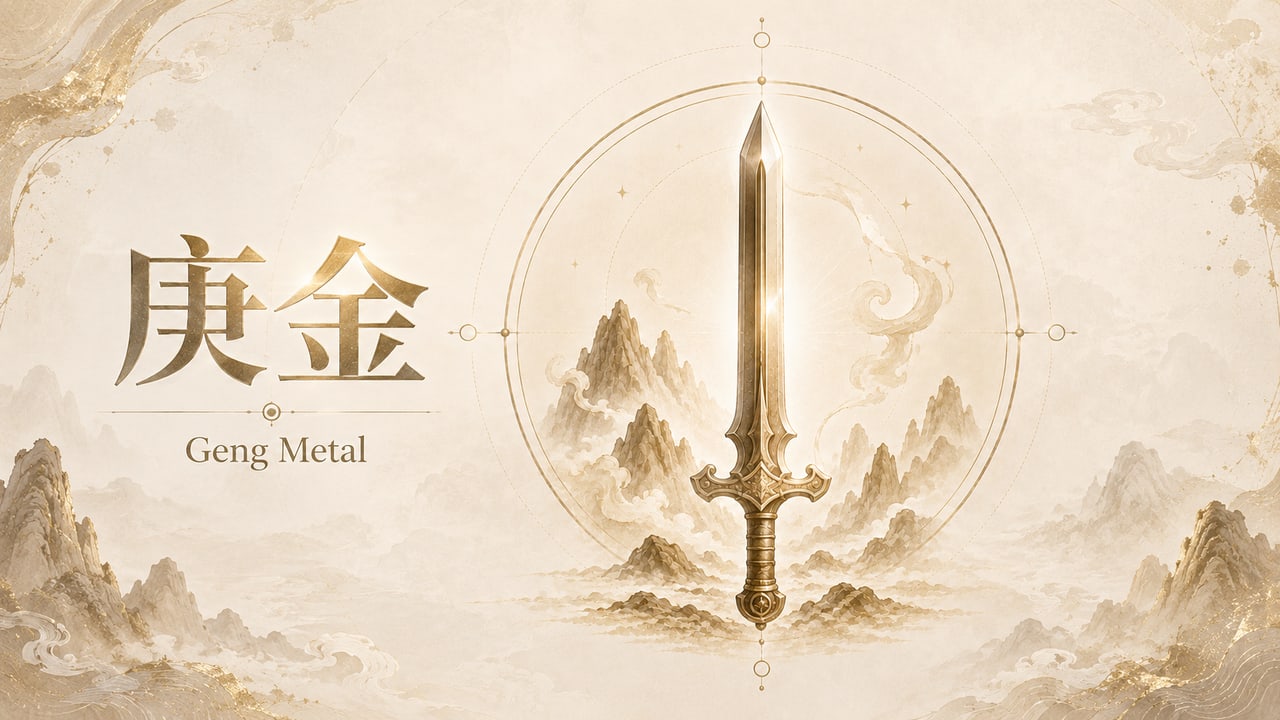 The Expression of Geng Metal in BaZi