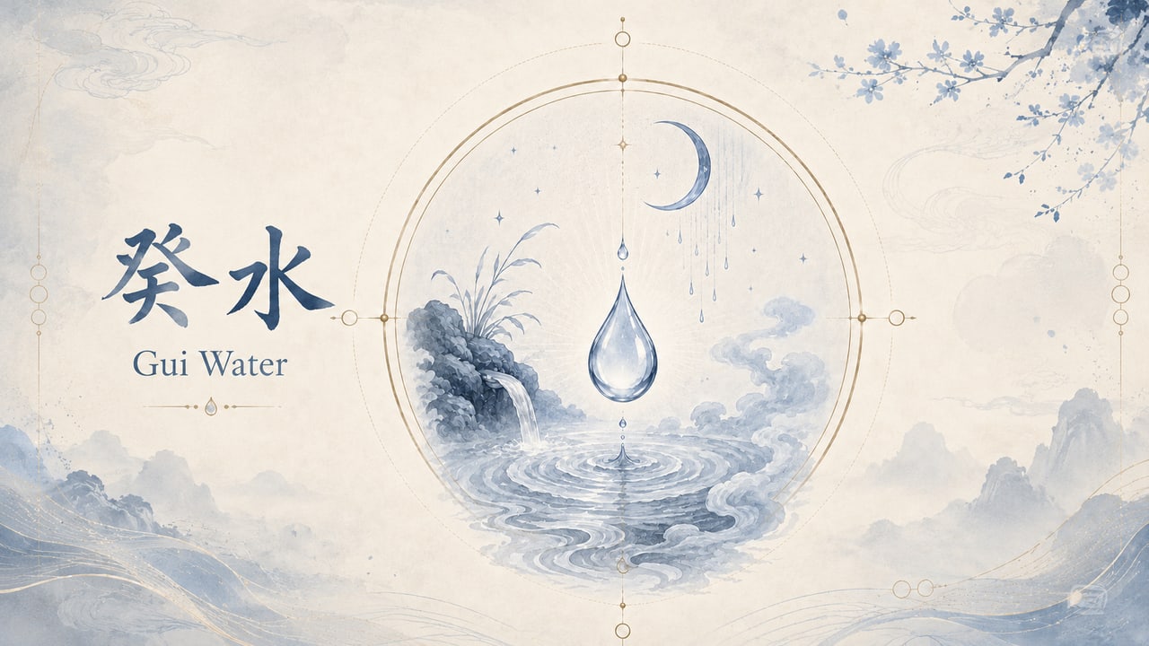 The Expression of Gui Water in BaZi