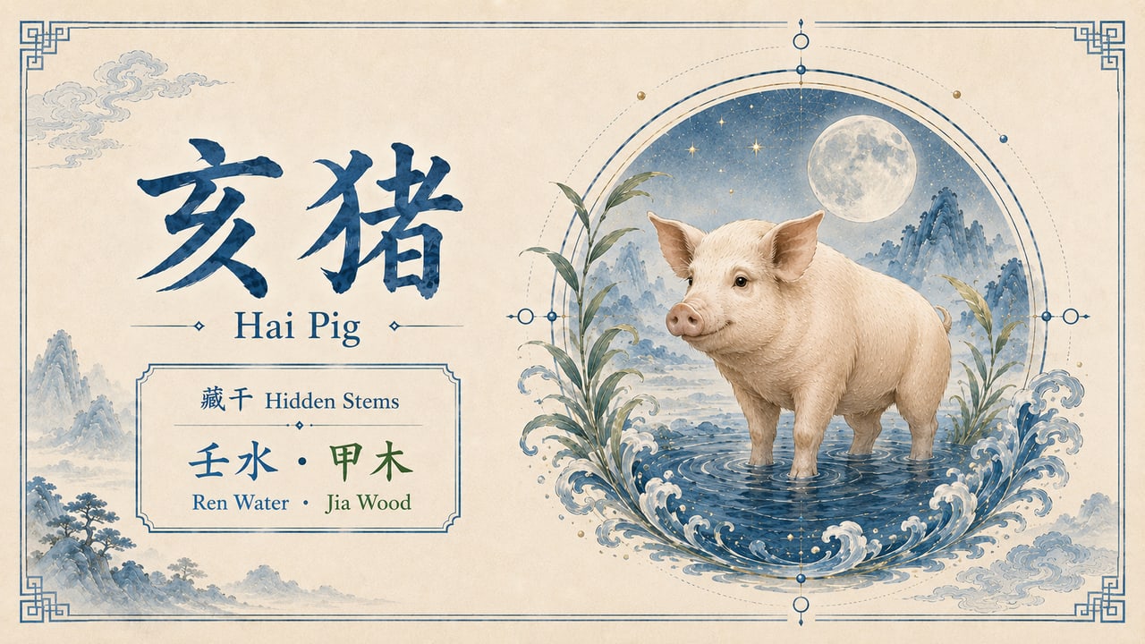 The Expression of the Hai Pig Earthly Branch in BaZi