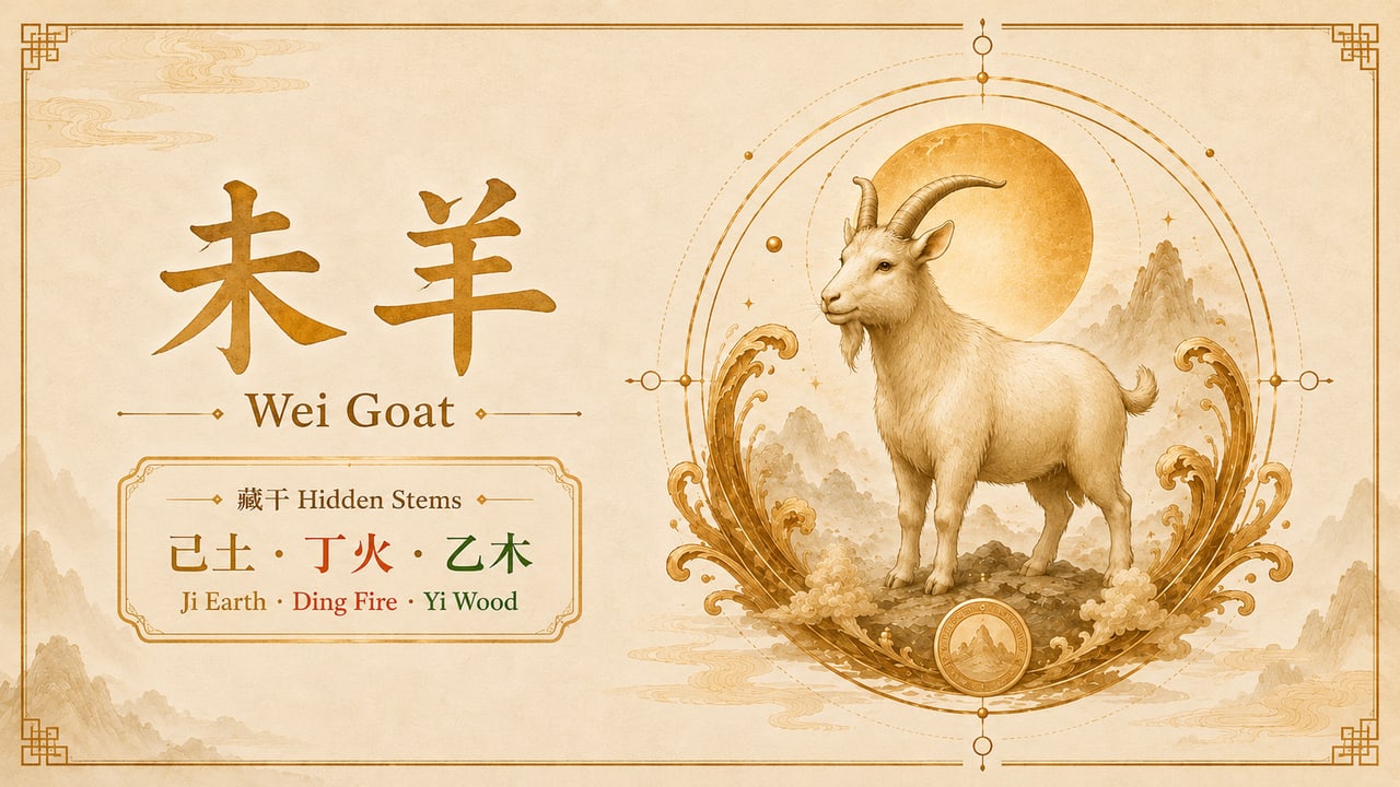 The Expression of the Wei Goat Earthly Branch in BaZi