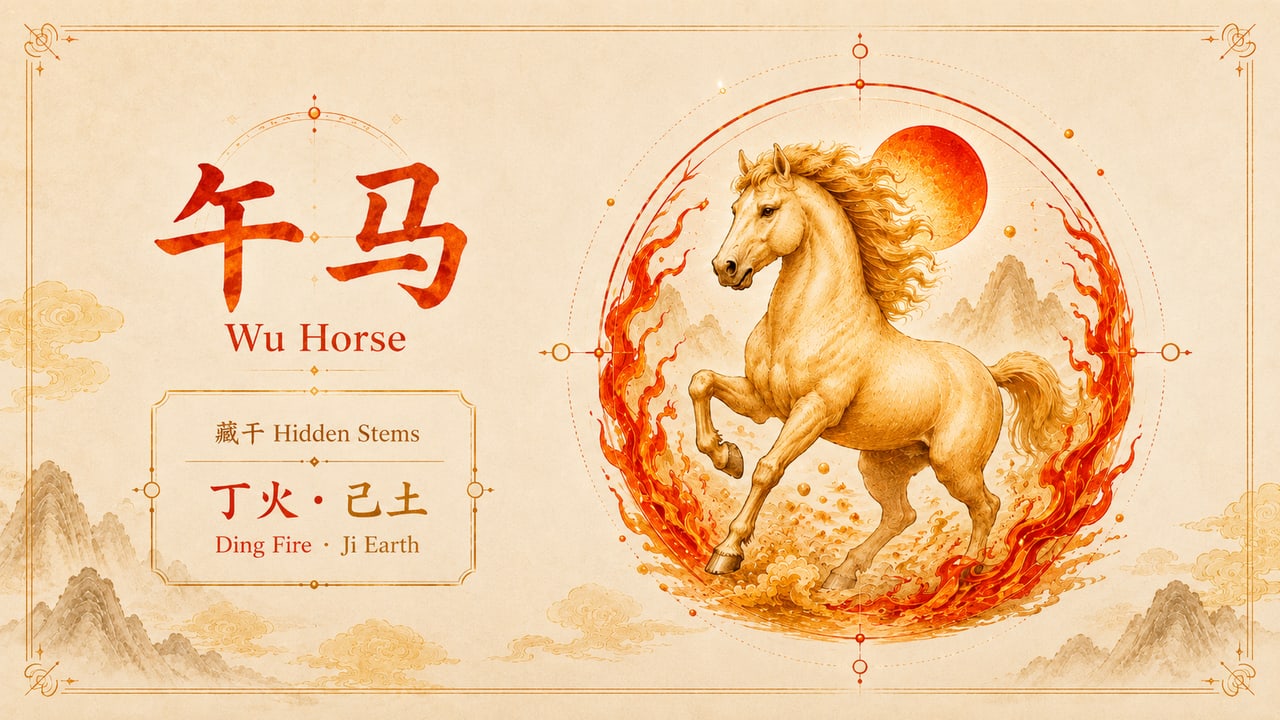 The Expression of the Wu Horse Earthly Branch in BaZi