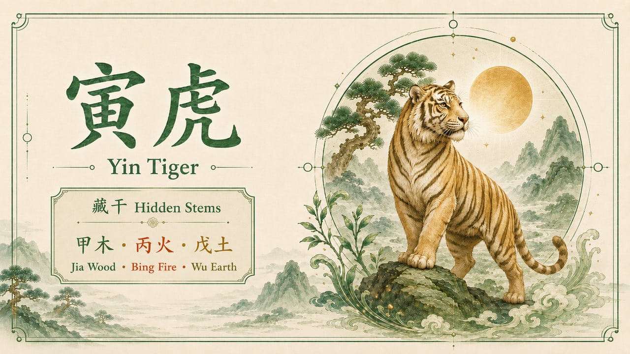 The Expression of the Yin Tiger Earthly Branch in BaZi