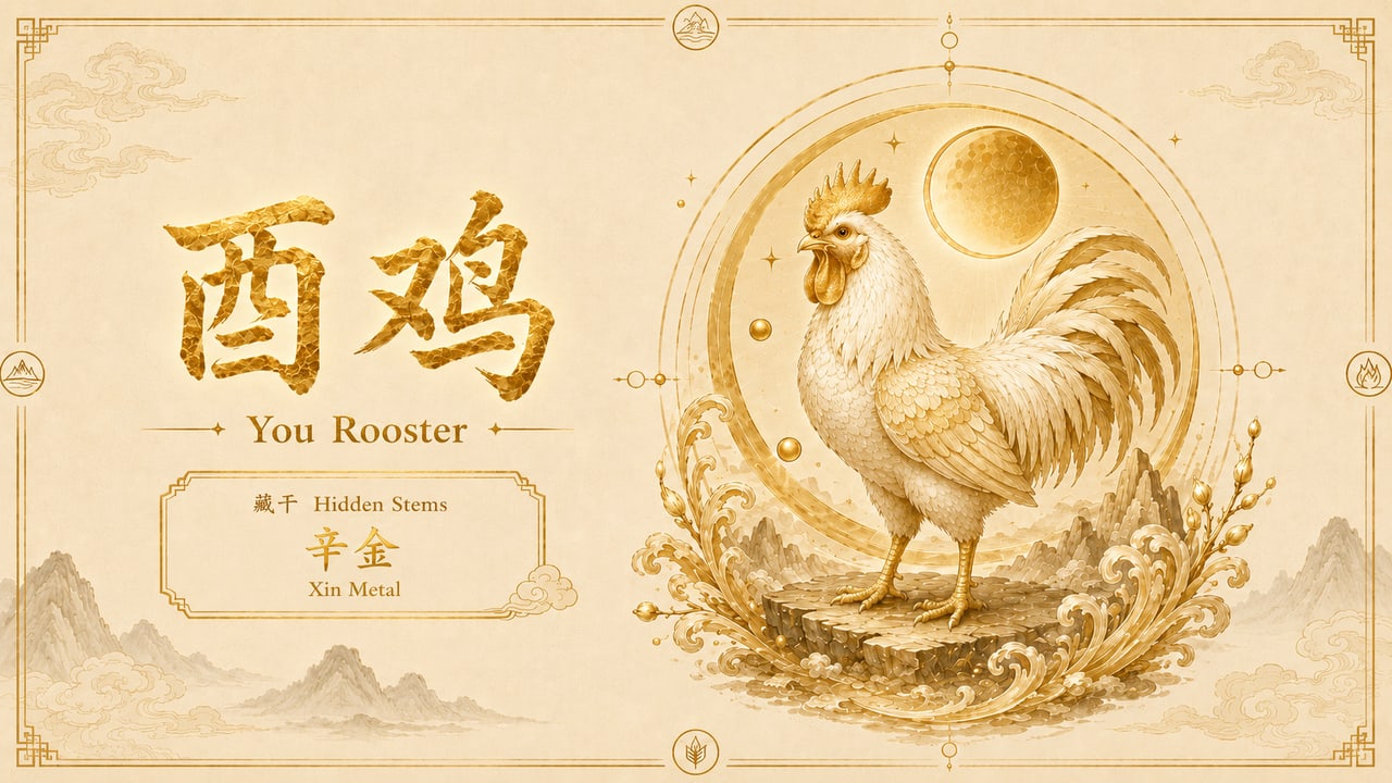 The Expression of the You Rooster Earthly Branch in BaZi