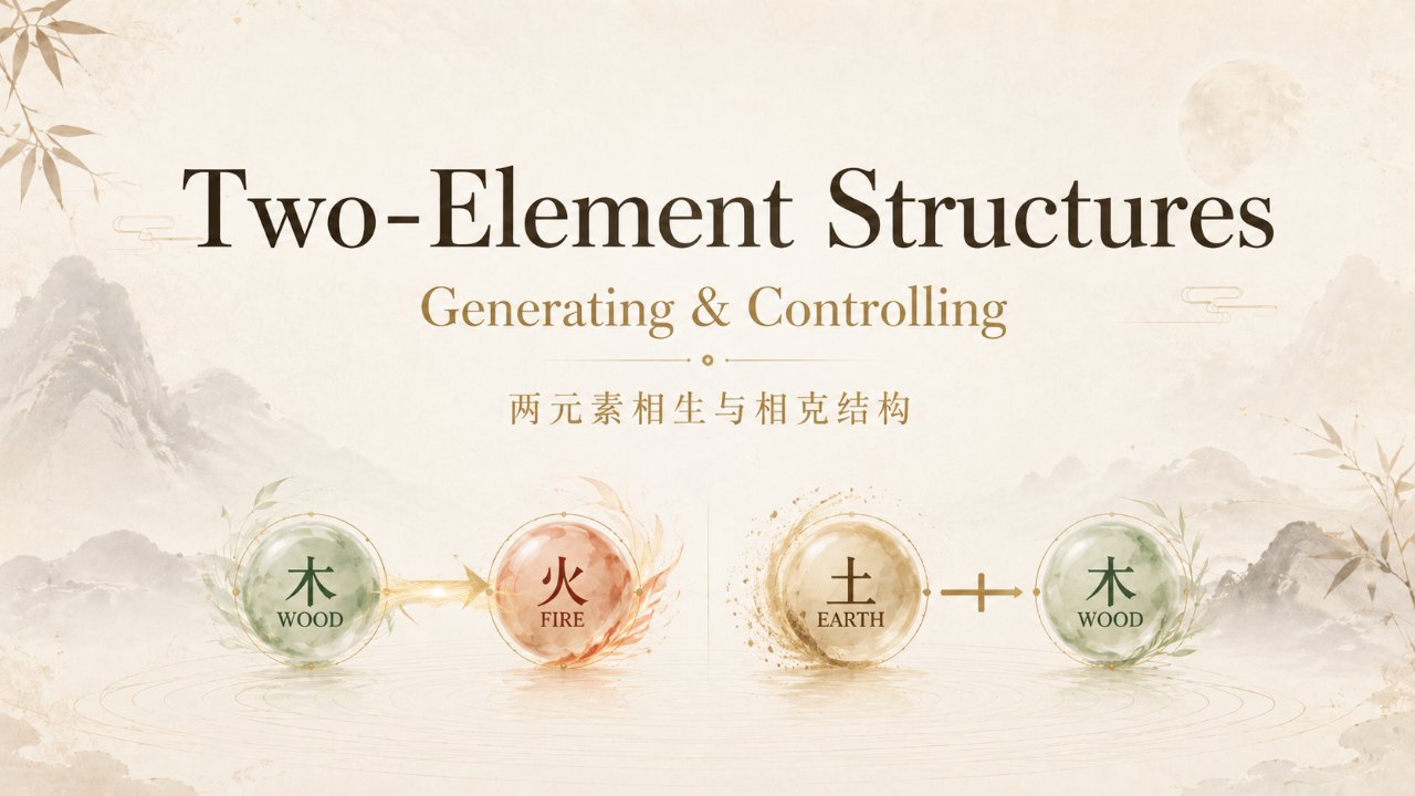 What Do Generating and Controlling Two-Element Structures Mean in BaZi?