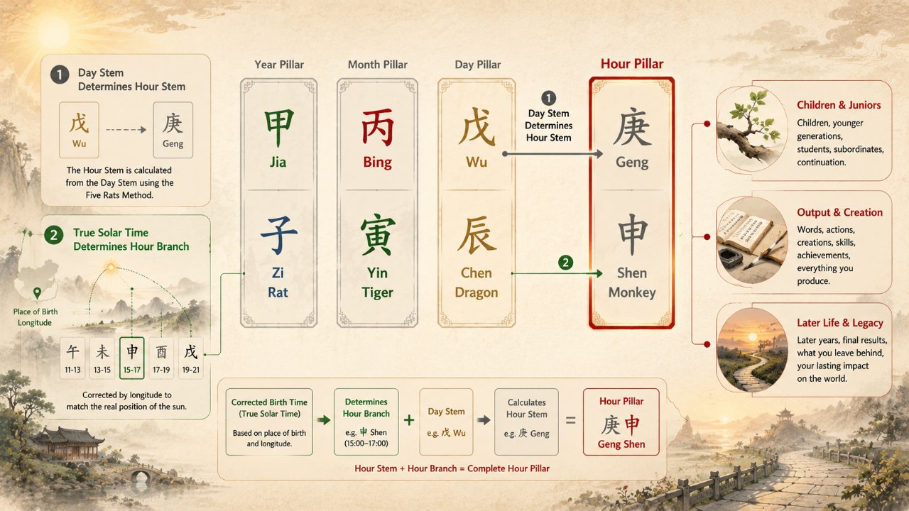 What Is the Hour Pillar in BaZi?