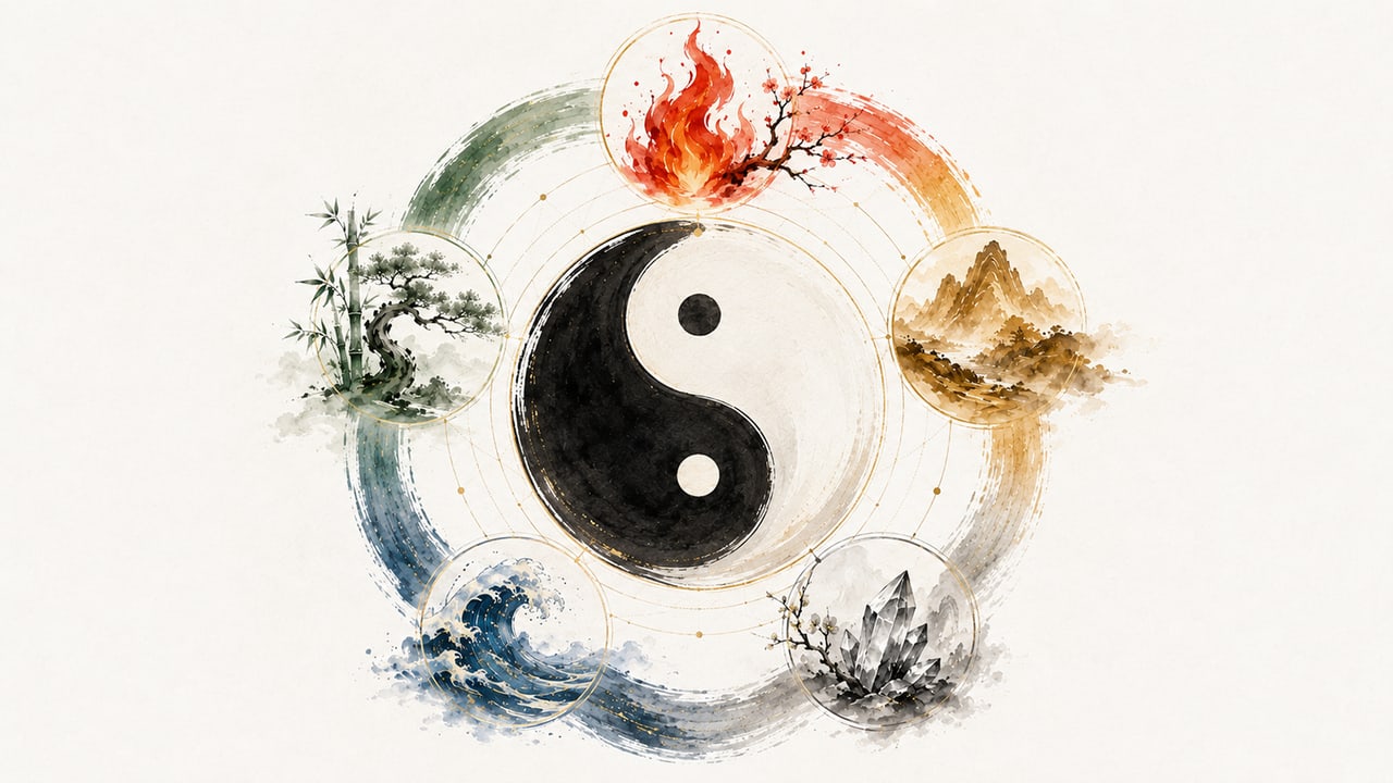 Yin-Yang and the Five Elements: Two Forces, Five States